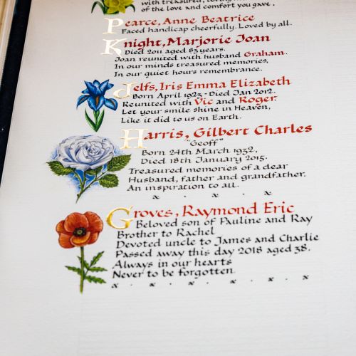 Book of Remembrance Inscriptions Worcester Cemeteries